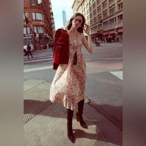 For Love & Lemons Theodora Midi Dress Size 1X NWT